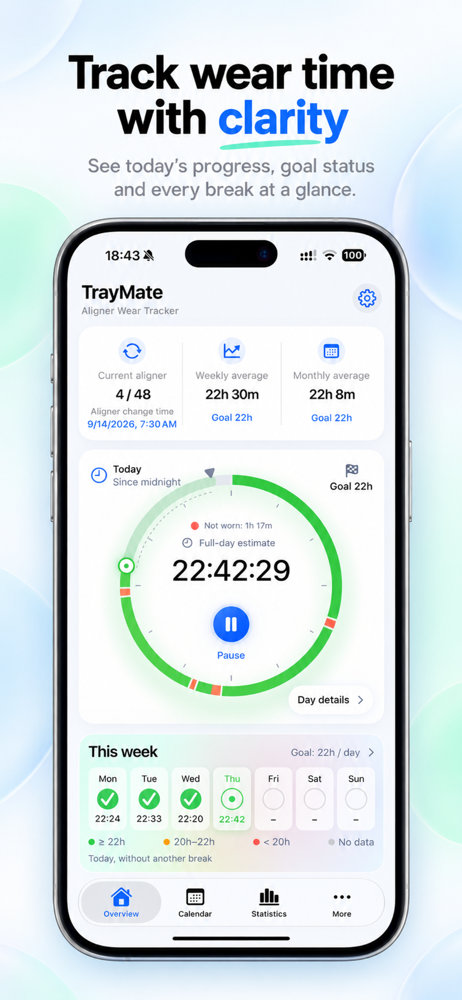 TrayMate promotional screenshot